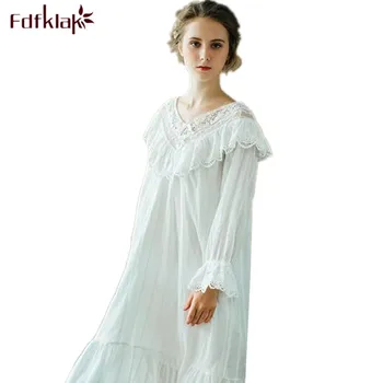 

Fdfklak Maternity Clothes Sweet Lace Princess Dress Home Clothes for Women Pregnant Nightgowns Pregnancy Sleepwear Nightwear