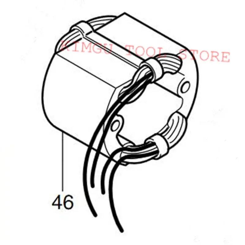 Подлинное поле для Makita 626133-9 4112HS