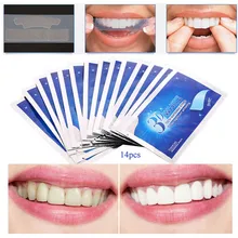 28 шт./14 пар 3D белые гелевые отбеливающие полоски для зубов, гигиена полости рта, уход за полостью рта, двойные эластичные отбеливающие полоски для зубов, инструменты для отбеливания зубов
