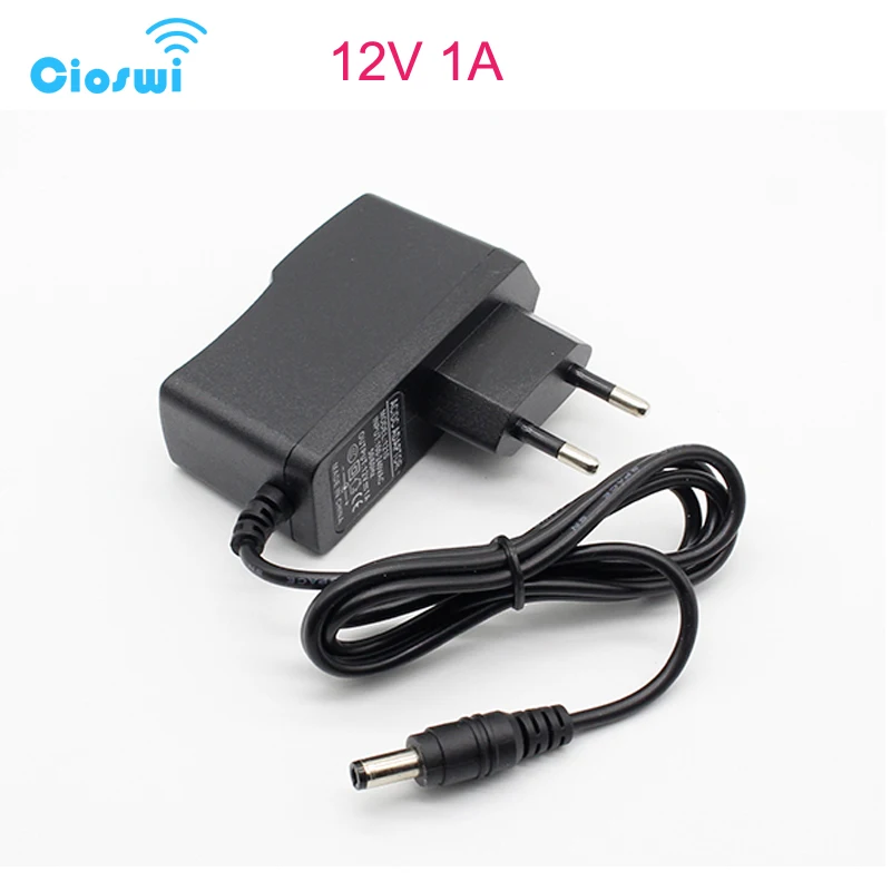 Cioswi DC источник питания 9 V 0.6A 12 1A 2A 2.5A AC 220V к блок штепсельная вилка EU зарядное