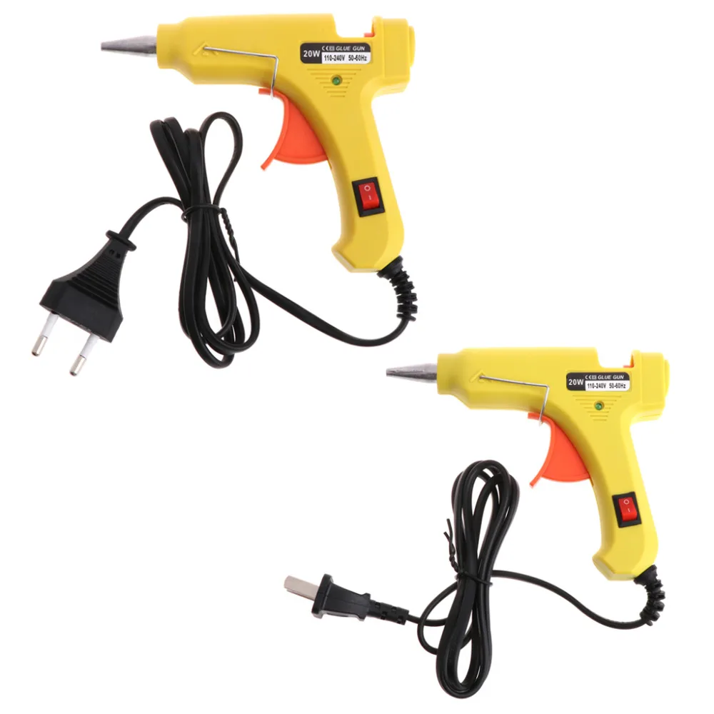 Buy Hot 20W 110V 240V Melt Glue Gun Plastic Heating Up
