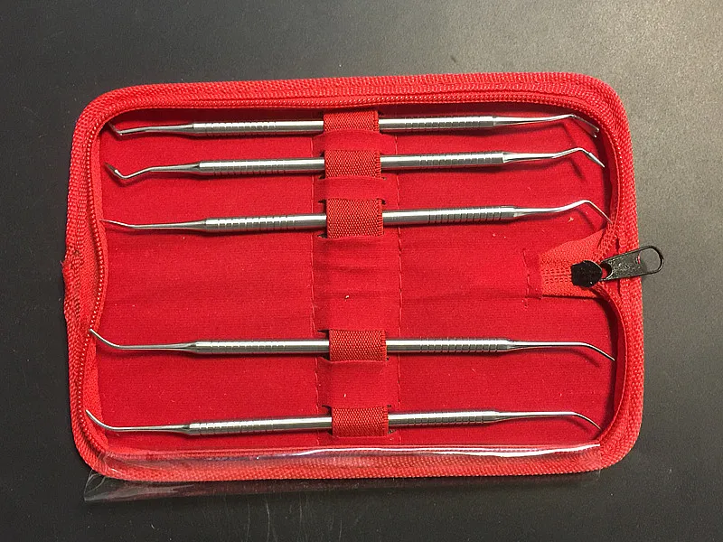 

5 Pcs Set Composite Filling Spatula Carving Tool Stainless Steel Dental Instrument Dental Lab Equipment Rated