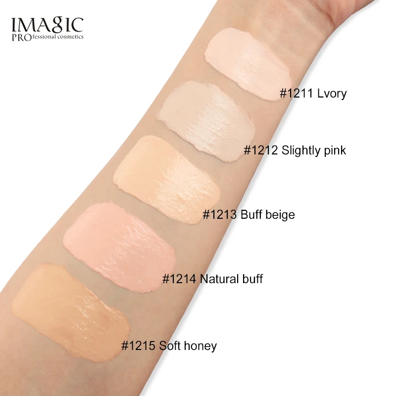IMAGIC Base Face Liquid Foundation Cream Full Coverage Concealer Oil-control Easy to Wear Soft Face Makeup Foundation IMAGIC Base Face Liquid Foundation Cream Full Coverage Concealer Oil-control Easy to Wear Soft Face Makeup Foundation