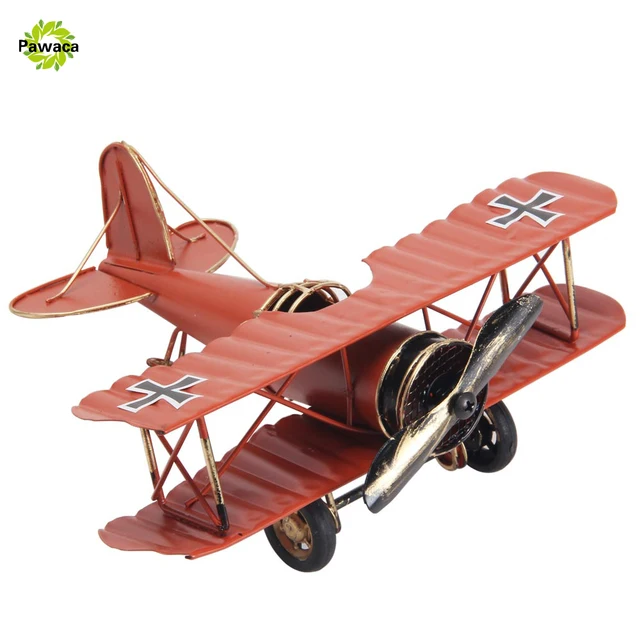 New Vintage Style Decoration Metal Retro Airplane Crafts Home Decor New Vintage Style Decoration Metal Retro Airplane Crafts Home Decor Nostalgic Aircraf Miniature For Kids Creative