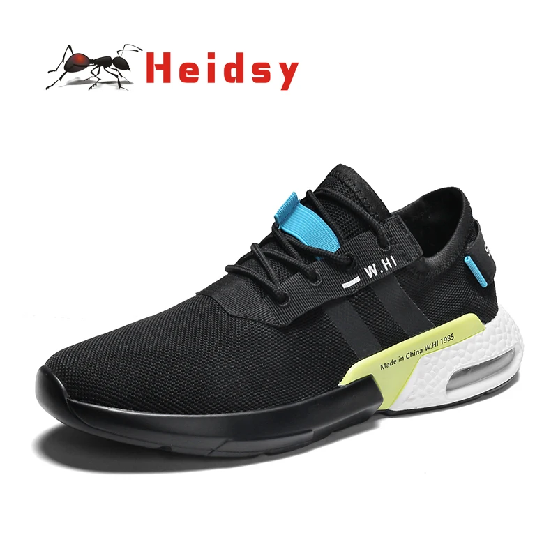 

Heidsy Spring Fashion Men Sneakers 2019 Wearable Slip on Casual Shoes Pure Color Lightweight Flat Shoes Zapatos De Hombre