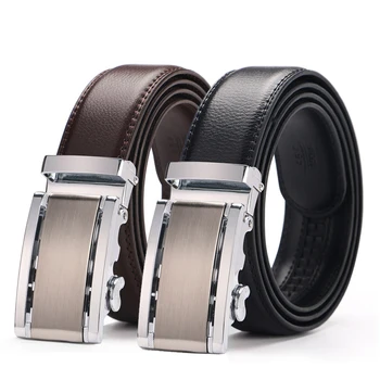 

5PCS / LOT SINGYOU Fashion Men Luxury Designer High Quality Belt Business Metal Automatic Buckle Belt Male Waistband Black Brown