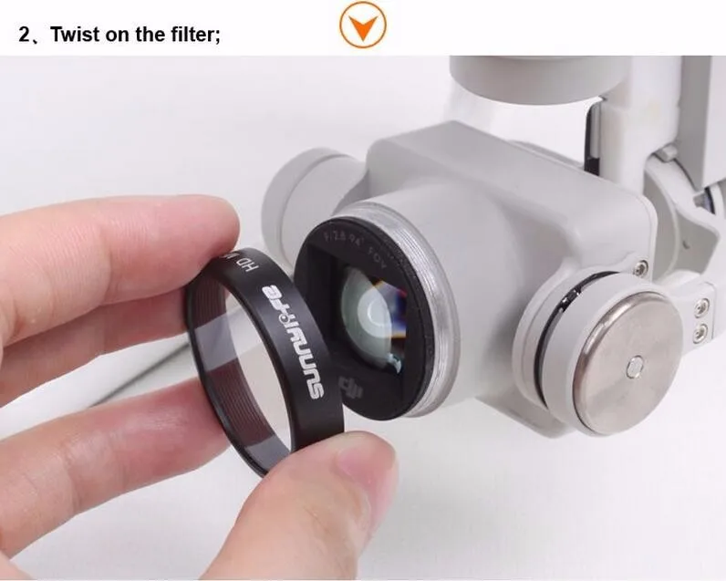 DJI Phantom 4 Filter Phantom 3 Filter Waterproof Coating ND Light Can Be Reduced And Ajusted CPL Polarizing Filter UV Threaded