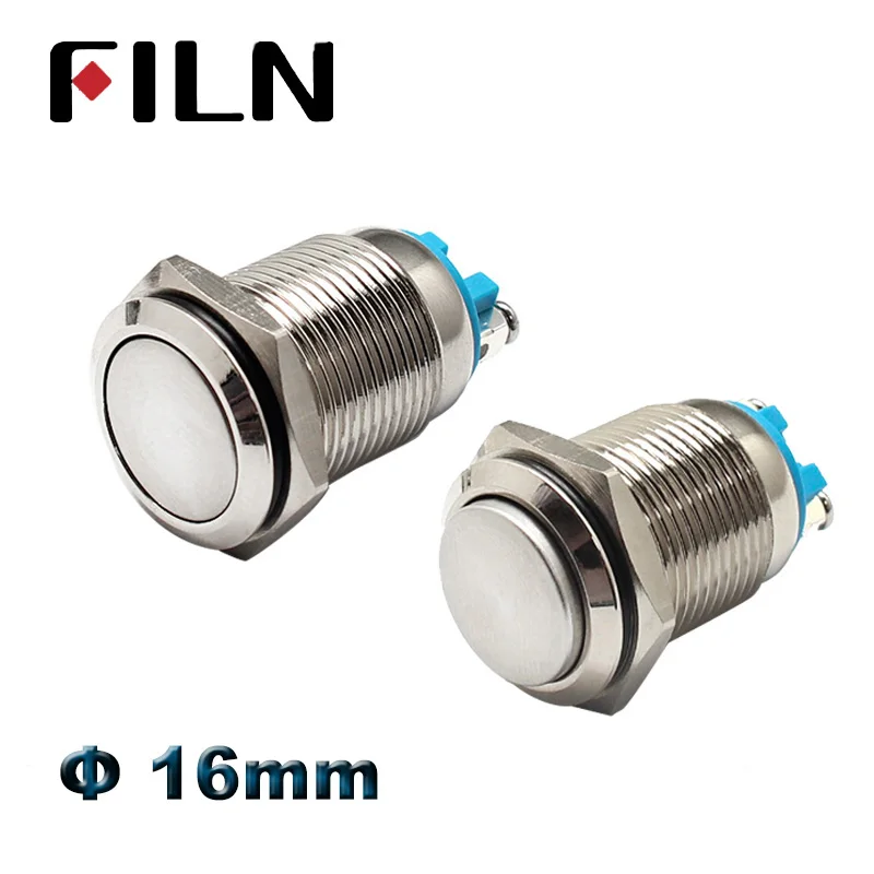 Blue 24V 8mm Hole Waterproof LED Dash Panel Indicator Warning Light Lamp