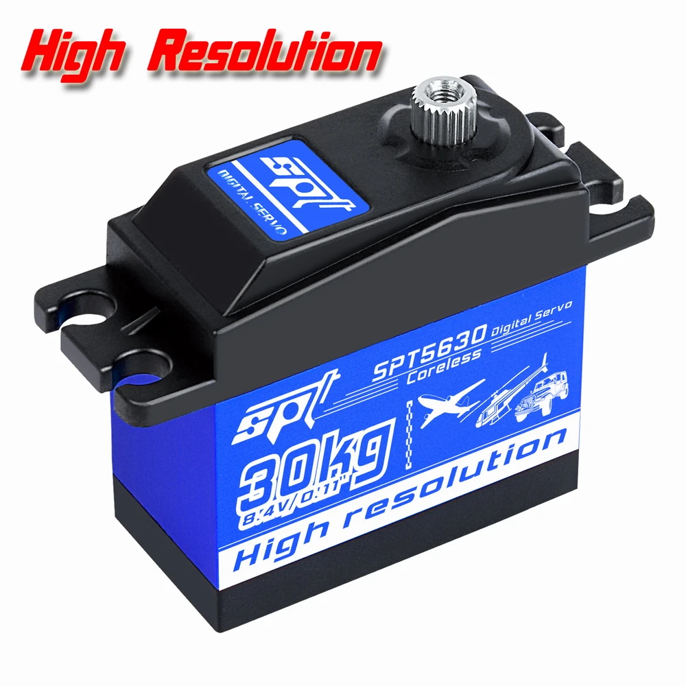 

SPT Steering gear SPT5630 30kg High Resolution Digital Servo Coreless servo for Helicopters and fixed-wing aircraft Drift Car
