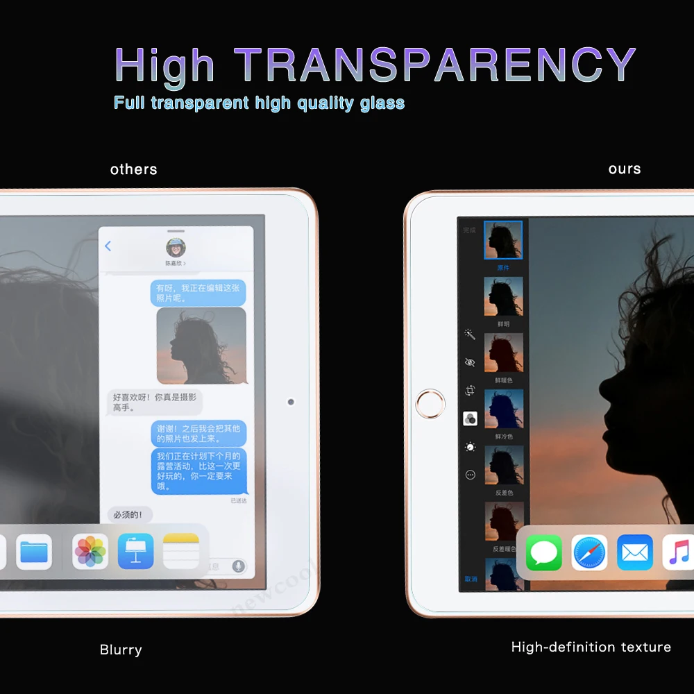 Закаленное Стекло Экран Защитная крышка для iPad Pro 9,7 11 10,5 12,9 воздуха Air2 мини на возраст 2, 3, 4, 5, планшет пленка для нового iPad 9,7