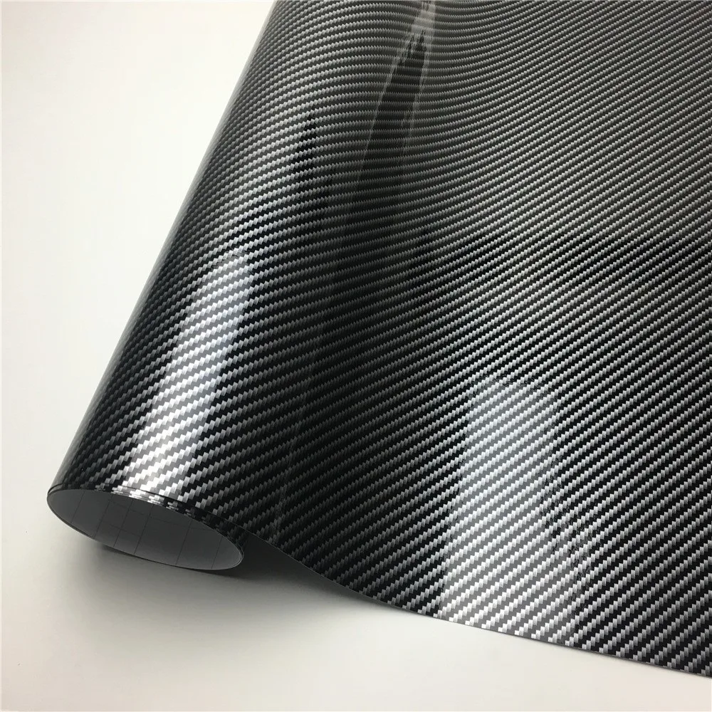 2D 3D 4D 5D 6D fibre de carbone vinyle Wrap Film voiture papier d'emballage Console ordinateur housse pour ordinateur portable téléphone couverture moto