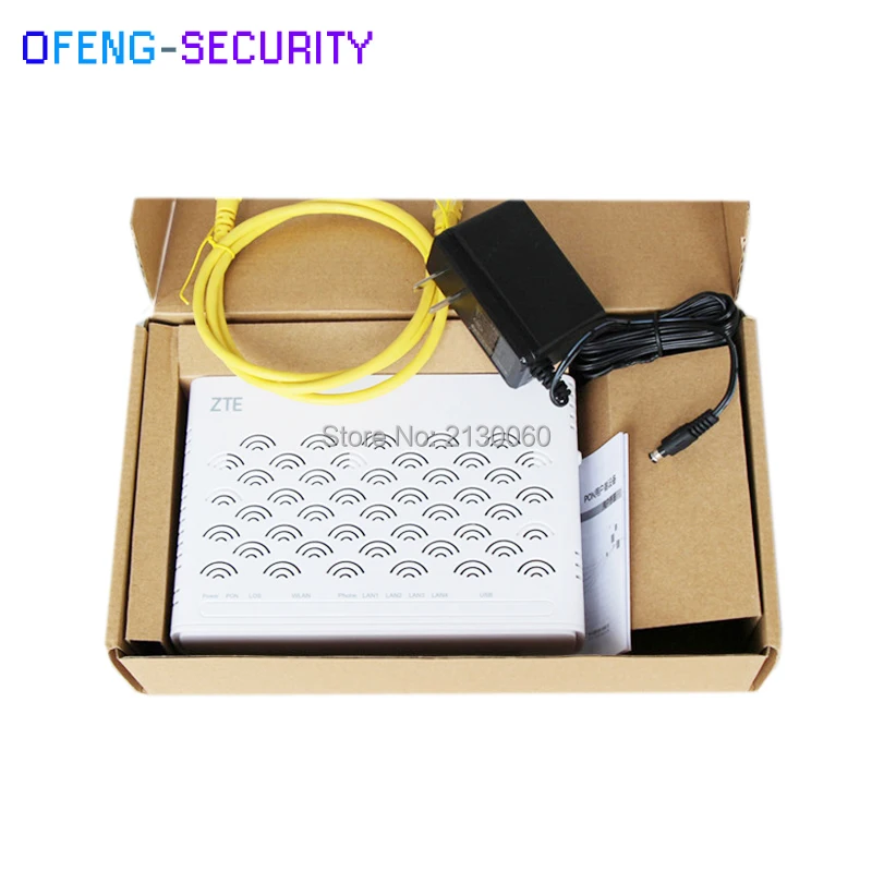 Zte F660 6,0 GPON ONU с 1GE + 3FE + 1TEL + USB + wifi ONT