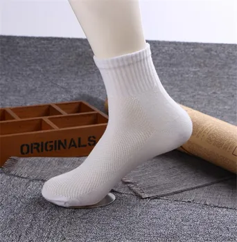 

10pcs=5pairs Men Cotton Socks Male Ankle Socks Breathable Fashion Casual Men Socks Long White Black Gray EUR 38-43 Dropshipping