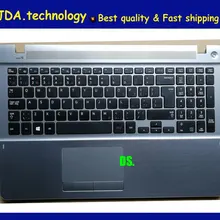 Wellendorff / для samsung NP470R5E NP510R5E 470R5E NP510R5E Eur CA клавиатура верхняя крышка упор рук серый