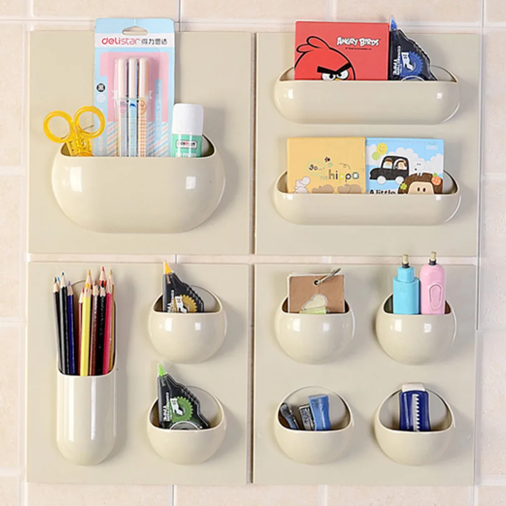 Wall Mount Racks Holder Sucker Home Bathroom Toothbrush Suction Cup Organizer US