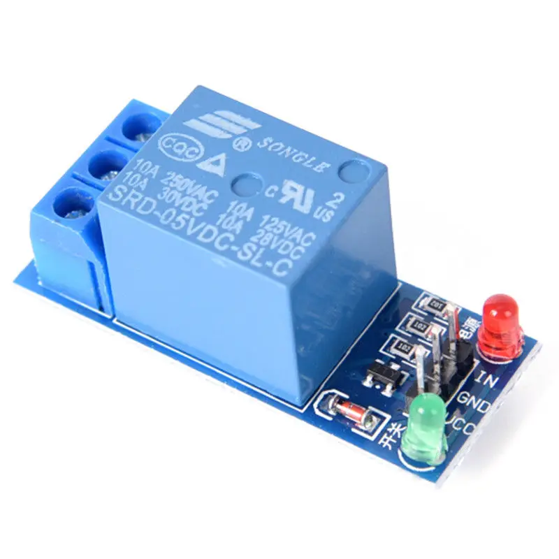 

53mm*28.3mm*19.3mm 5V 1 Channel Relay Board Module Optocoupler LED For Arduino PIC ARM AVR