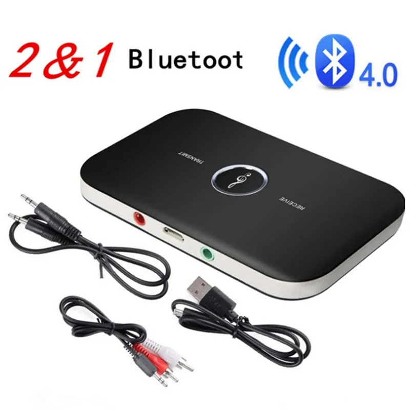 MP3 player headphone accessories wireless receiver Bluetooth transmitter two in one computer TV mobile speaker audio converter
