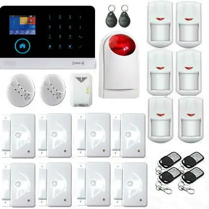 Yobang Security-Android IOS APP Alarms GSM Home Security System WIFI Wireless Home Alarm Window/ Door Sensor Gas Leak Sensor