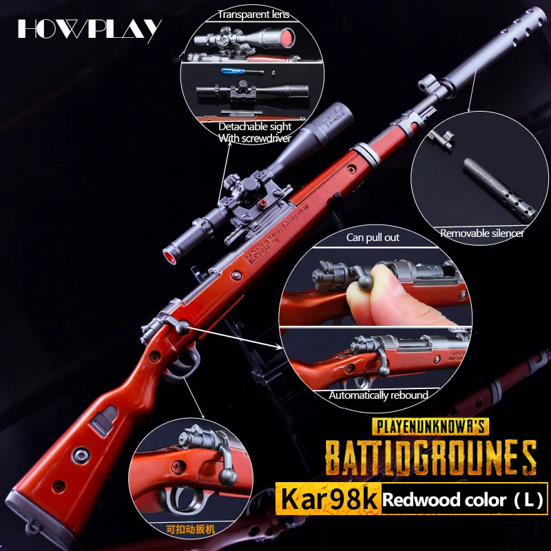 HowPlay Kar98k Sniper rifle Toy Rifle Gun Playerunknown's Battlegrounds