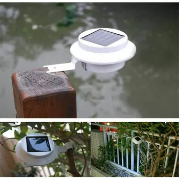 

AKDSteel 6Pcs Solar Power Smart LED Gutter Utility Light Permanent for Houses, Fence Garden Shed Walkways Anywhere