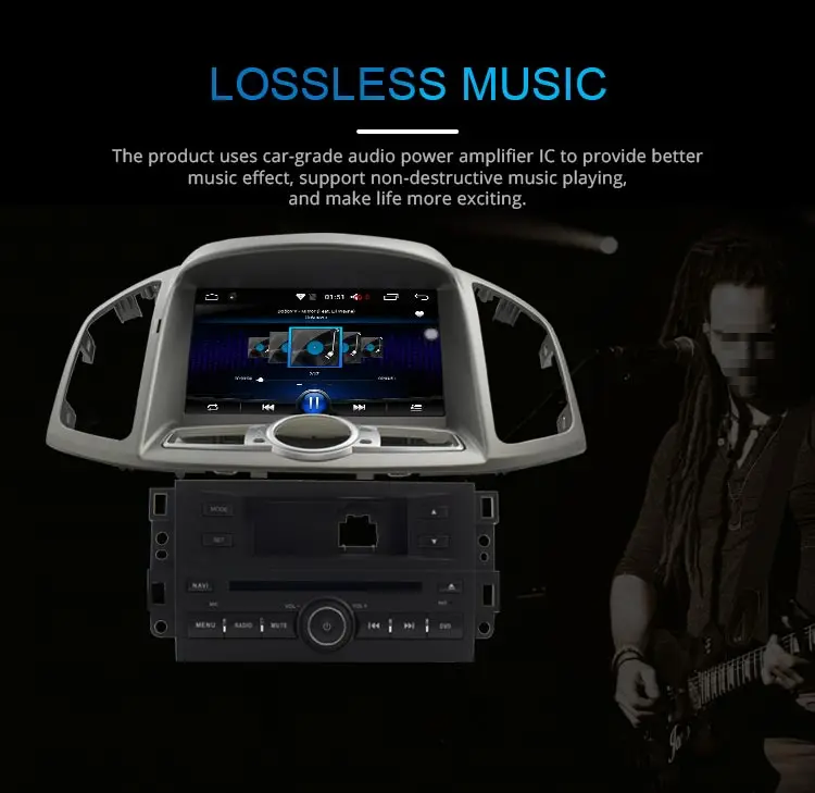 Excellent JDASTON 8" Android 9.0 Car CD DVD Player For Chevrolet Captiva 2006 - 2015 GPS Navigation Auto Radio Audio RDS Wifi CANBUS Map 5