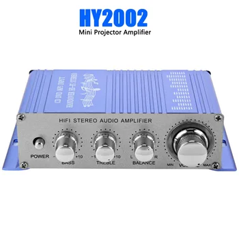 

12V HY-2002 Mini Amplifier FM Auto Car Stereo Amplifier Channel Audio Support CD DVD MP3 Speaker Input for Car and Motorcycle