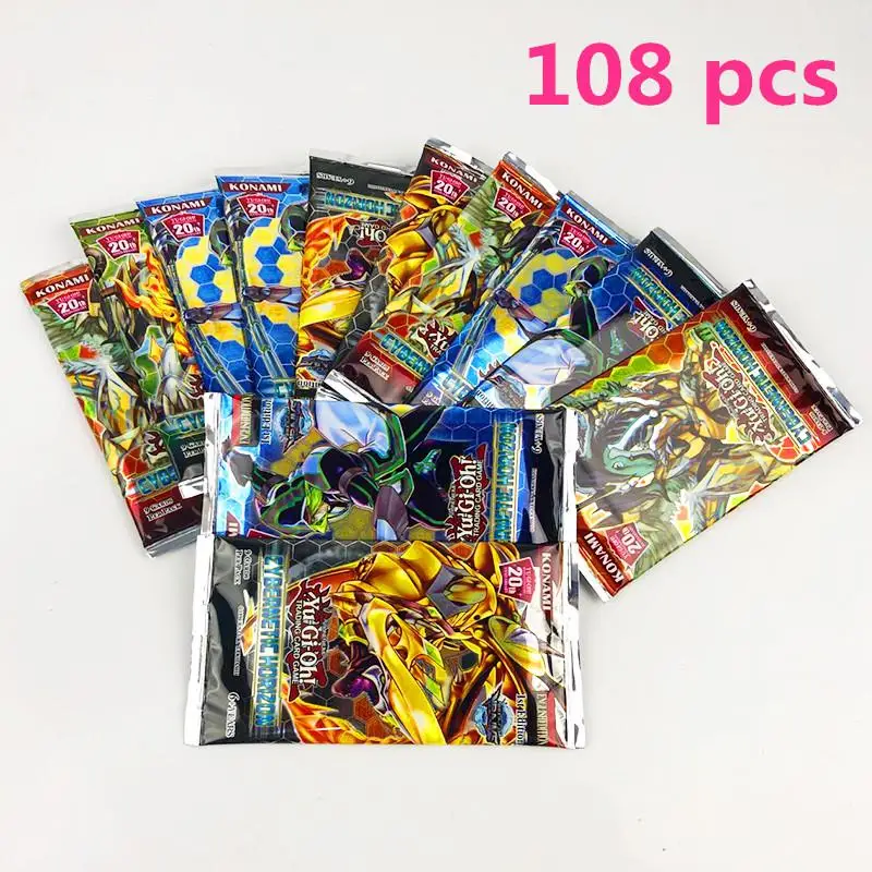 Yu Gi Oh карты Египетский Бог коллекционные игрушки для мальчиков бесплатно Yu-gi-oh металлическая коробка фигурки Япония Yu Gi Oh Legendary board game Cartas - Цвет: Светло-желтый