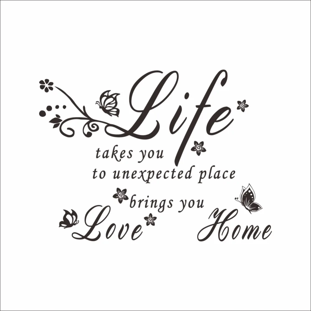 Nieuwe Mode Vlinder Bloem Wijnstok Engels Spreuken Nieuwe Mode Vlinder Bloem Wijnstok Engels Spreuken