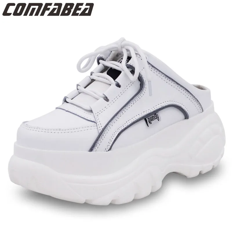 

Summer Autumn 2019 Platform sandals Casual Shoes Women White Creepers Ladies Summer Shoes Harajuku Creeper Comfortable Shoes