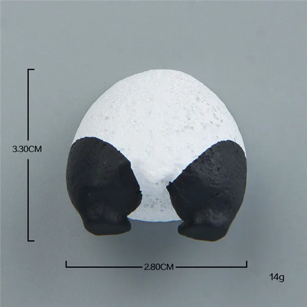 Funny Animals Big Jaws Body and Butt Fridge Magnets - Panda Butt