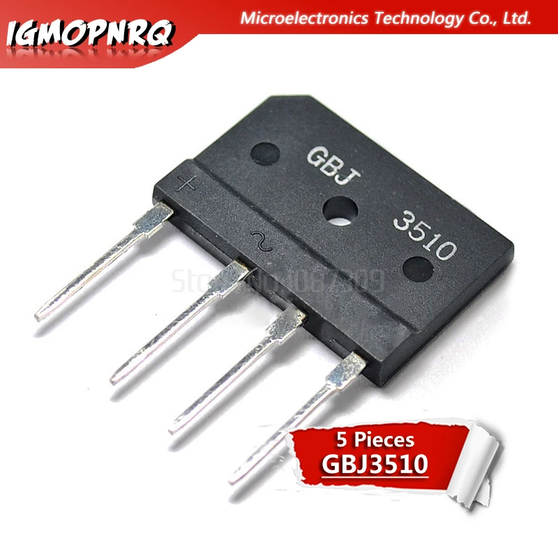 5pcs GBJ3510 bridge rectifier 35A 1000V new original | Электронные компоненты и принадлежности