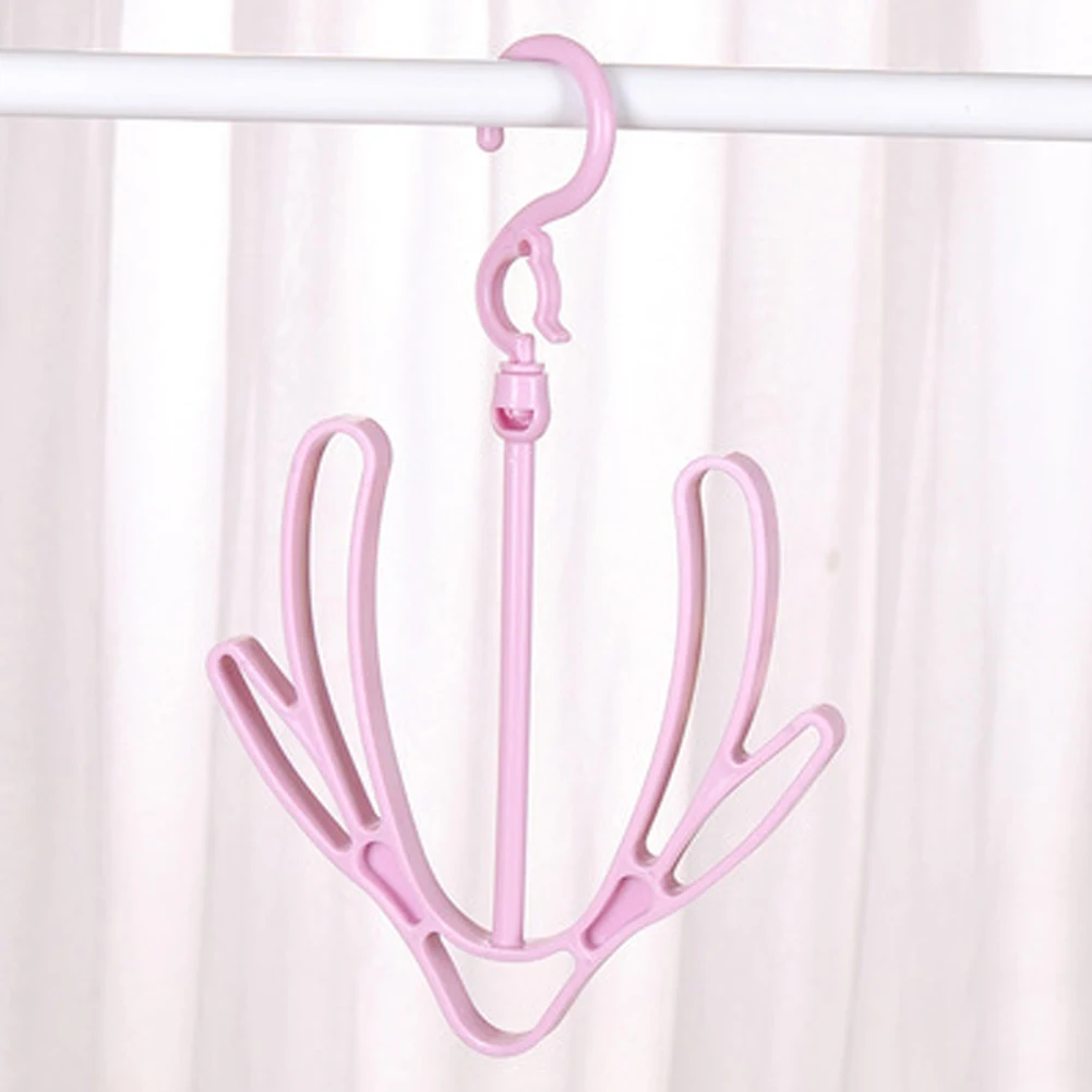 PP Strong Wall Hooks Rotatable Clothes Rack for Balcony Bathroom Holder Storage Shoe Drying Hangers Windproof Hook
