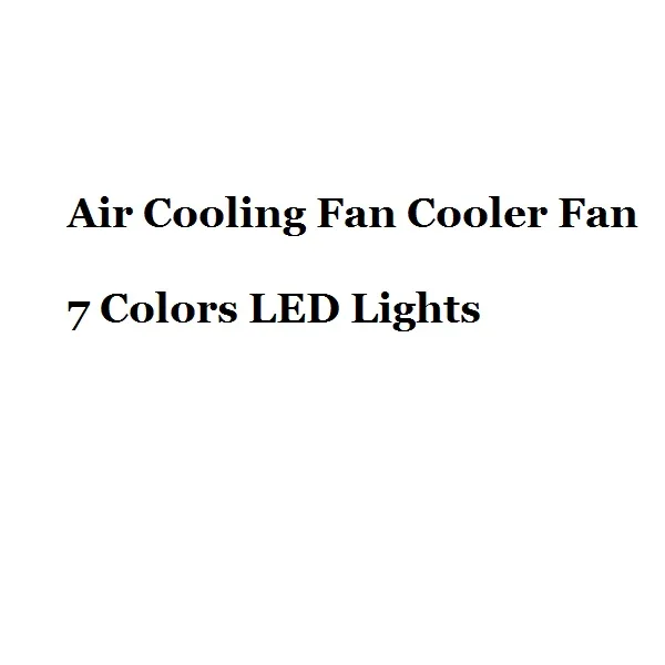 Beste Draagbare Mini Airco Koelventilator Koeler Fan 7 Kleuren Led verlichting Luchtbevochtiger Purifier Thuiskantoor Gezichtsverzorging Tool