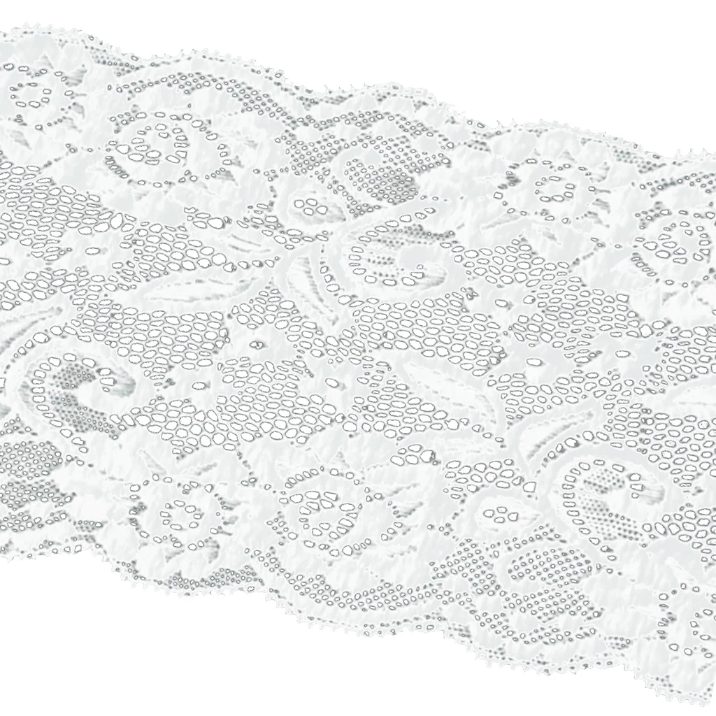 5 Yards 15cm Floral Stretch Lace Trim Ribbon DIY Handmade Sewing Accessories Strap Craft/Dress&Headband/Decoration/Gift Wrap