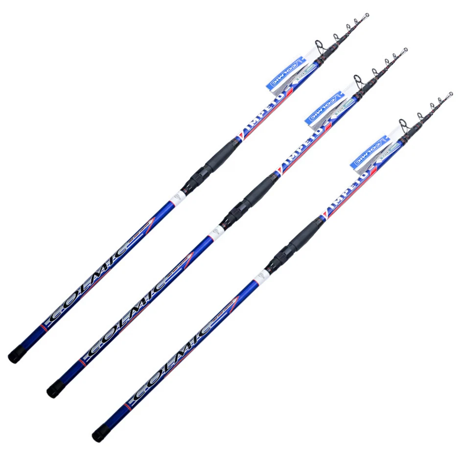 

1pcs/pack 4.2M telescopic rod hard power long casting segmental vibration multi-sections far shot rod sea surf fishing rod