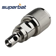 Superbat 10pcs Free Shipping UHF Solder RF Coaxial Connector Male Plug PL259 for Cable RG58 RG400 RG142,LMR195