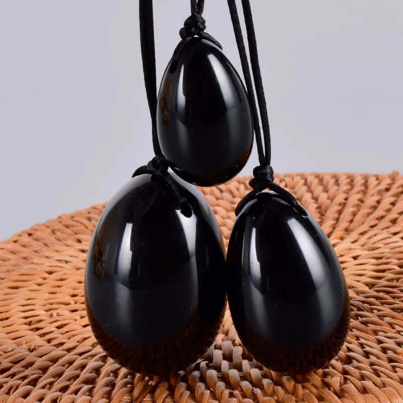 Jade Egg Set Drill Natural Obsidian Yoni Egg Mineral Quartz Healing Massage Ball Kegel Exercise Pelvic Floor Muscle For Women Jade Egg Set Drill Natural Obsidian Yoni Egg Mineral Quartz Healing Massage Ball Kegel Exercise Pelvic Floor Muscle For Women