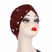 Модная женская шляпа чмео с золотым блестящим раком, украшенная бусинами, в индийском стиле, в мусульманском стиле