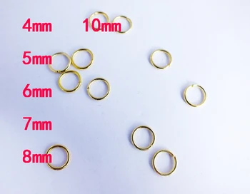 

Free ship!!! 500gram 4/5/6/7/8/10mm Jump Rings