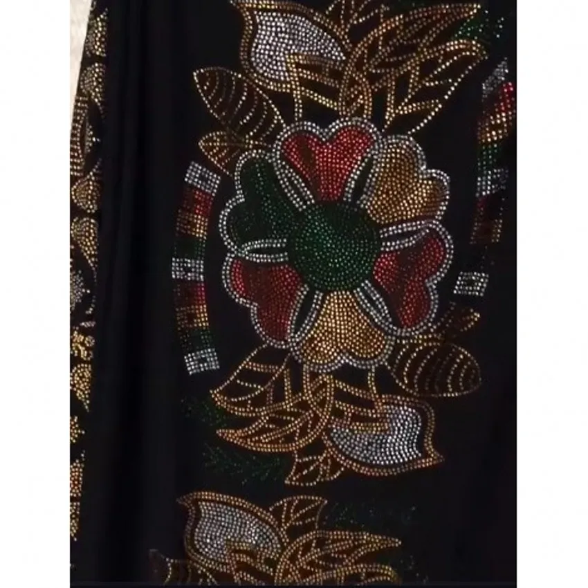 Kopen Afrikaanse Jurken Voor Vrouwen Herfst Dashiki Diamanten Afrikaanse Kleding Bazin Broder Riche Sexy Slim Robe Avond Lange Jurk