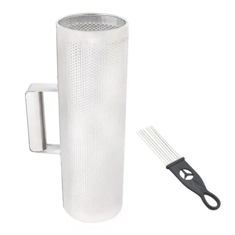 

High Quality Stainless Steel Guiro 12.4" * 4" Percussion Instrument Musical Training Tool with Scraper