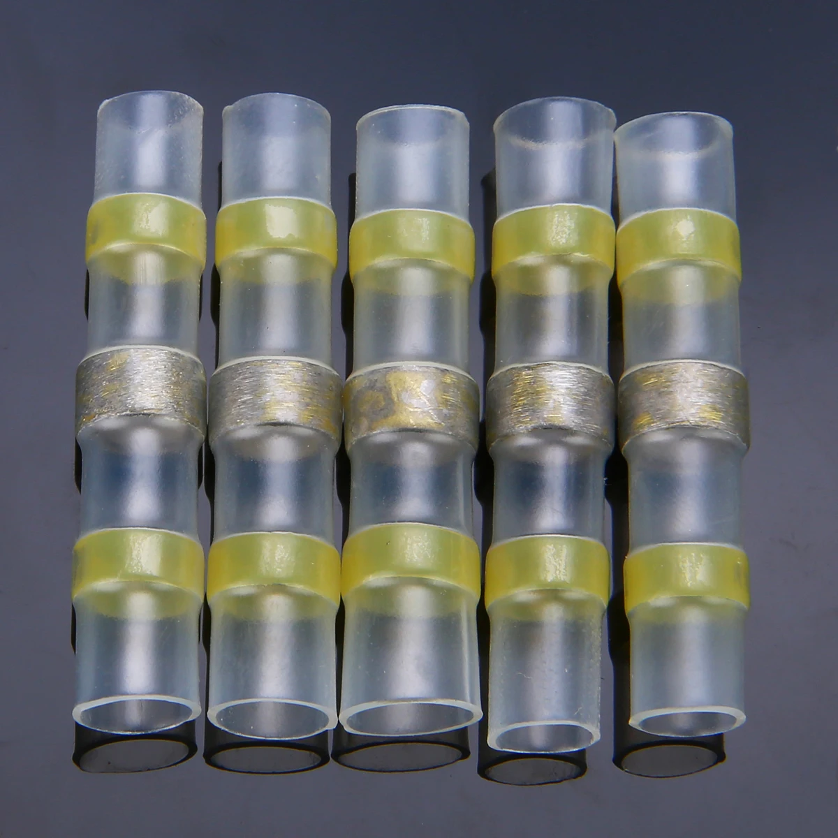 40pcs Waterproof Heat-Shrinking Terminal Connectors Electric Wire Connectors Solder Sleeve Heat Shrink Tube Wire Terminals