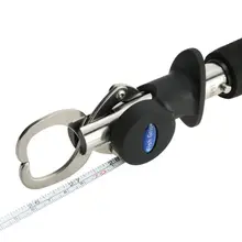 New Weigh Stainless Steel Portable Fish Lip Grip Grabber Fishing Tool with Weight Scale Ruler Fishing