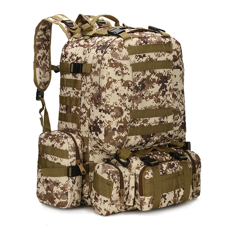  Outdoor Tactical Backpack Combination Multifunctional Military Oxford Cloth Military Camouflage Hik