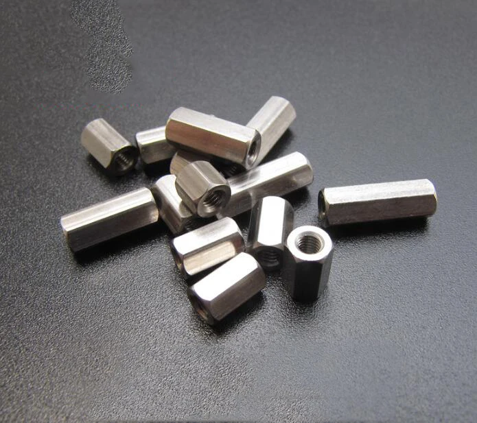 

50Pcs M3 M4 Stainless Steel Standoff Spacer Female to Female Spacing Nuts Threaded Hex Spacer