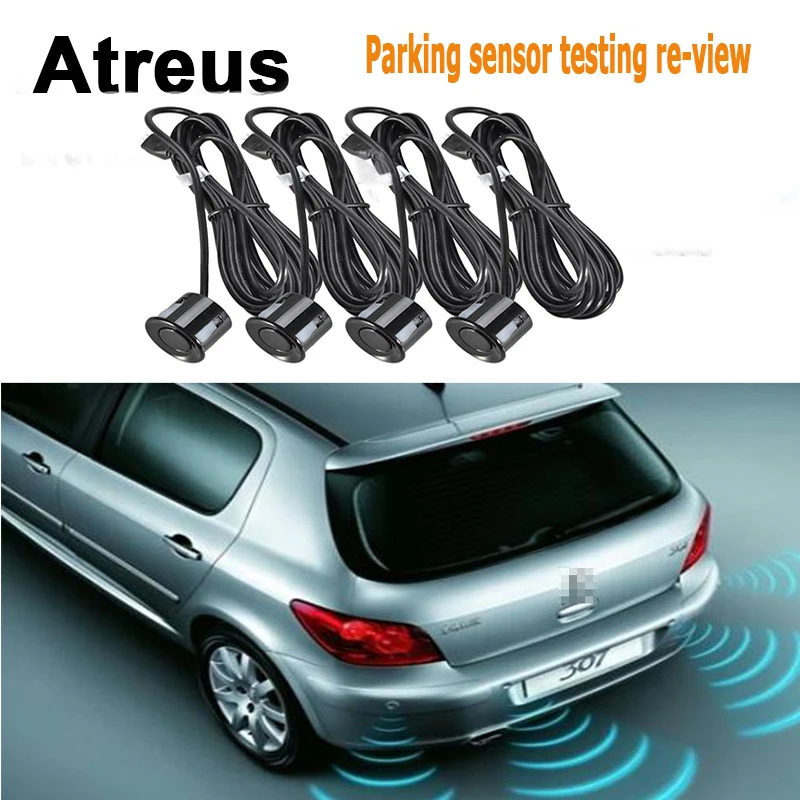 

Atreus 4pcs Car Parking Sensor Monitor Tracker Reversing Probe For Nissan qashqai Citroen c4 c5 c3 Chevrolet cruze aveo Peugeot