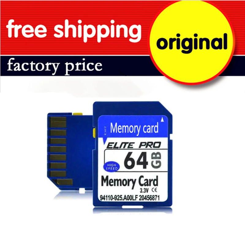 10PCS/LOT Factory Wholesale SDXC Memory Card Real Capacity