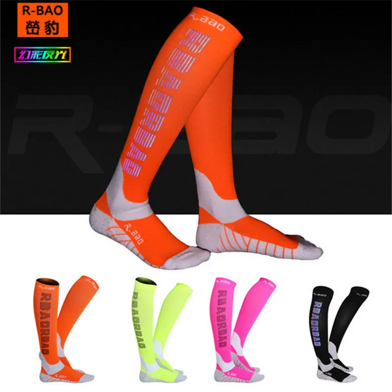 Профессиональные велосипедные носки R-BAO/RB7708 мужские женские спортивные носки компрессионные чулки уличные беговые носки для марафона