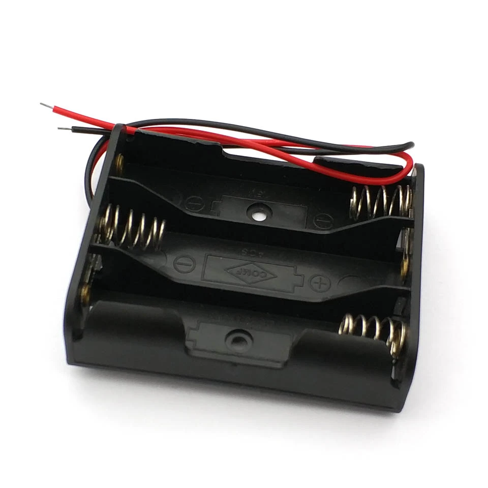 

AA Power Battery Storage Case Plastic Box Holder With 3 Slots Top Quality Hot Sale