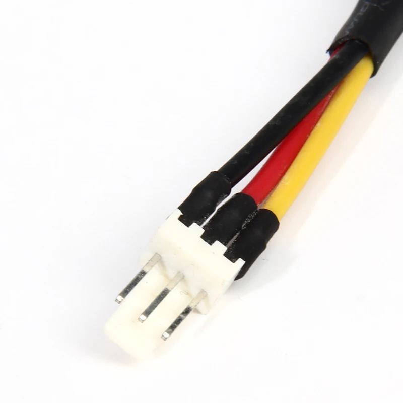 12 см 10 шт. 3 Pin PC Вентилятор резистор кабель мужчин и женщин скорость шум Вентилятор охлаждения удлинитель с резистором кабель провода пластик шнур